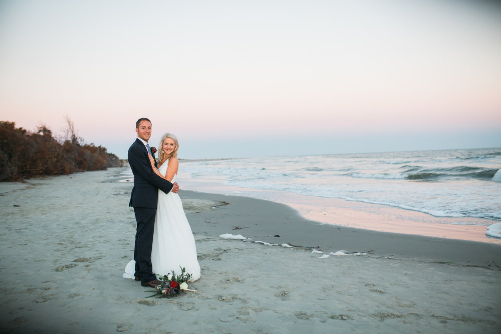 Wedding Photo Shoot on the Beach for the 2016 Contest Winners.
