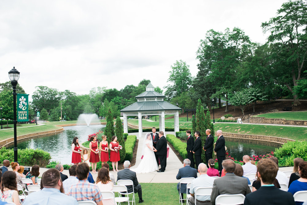 Picture of the Wedding Ceremony by Sara Touchet Photography