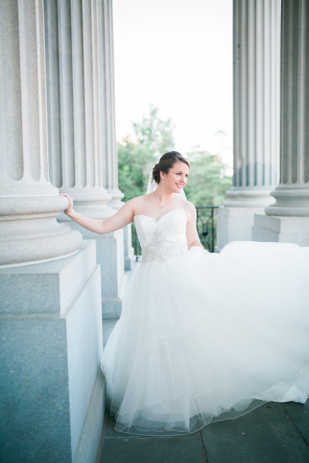 Bride by Columns on Statehouse