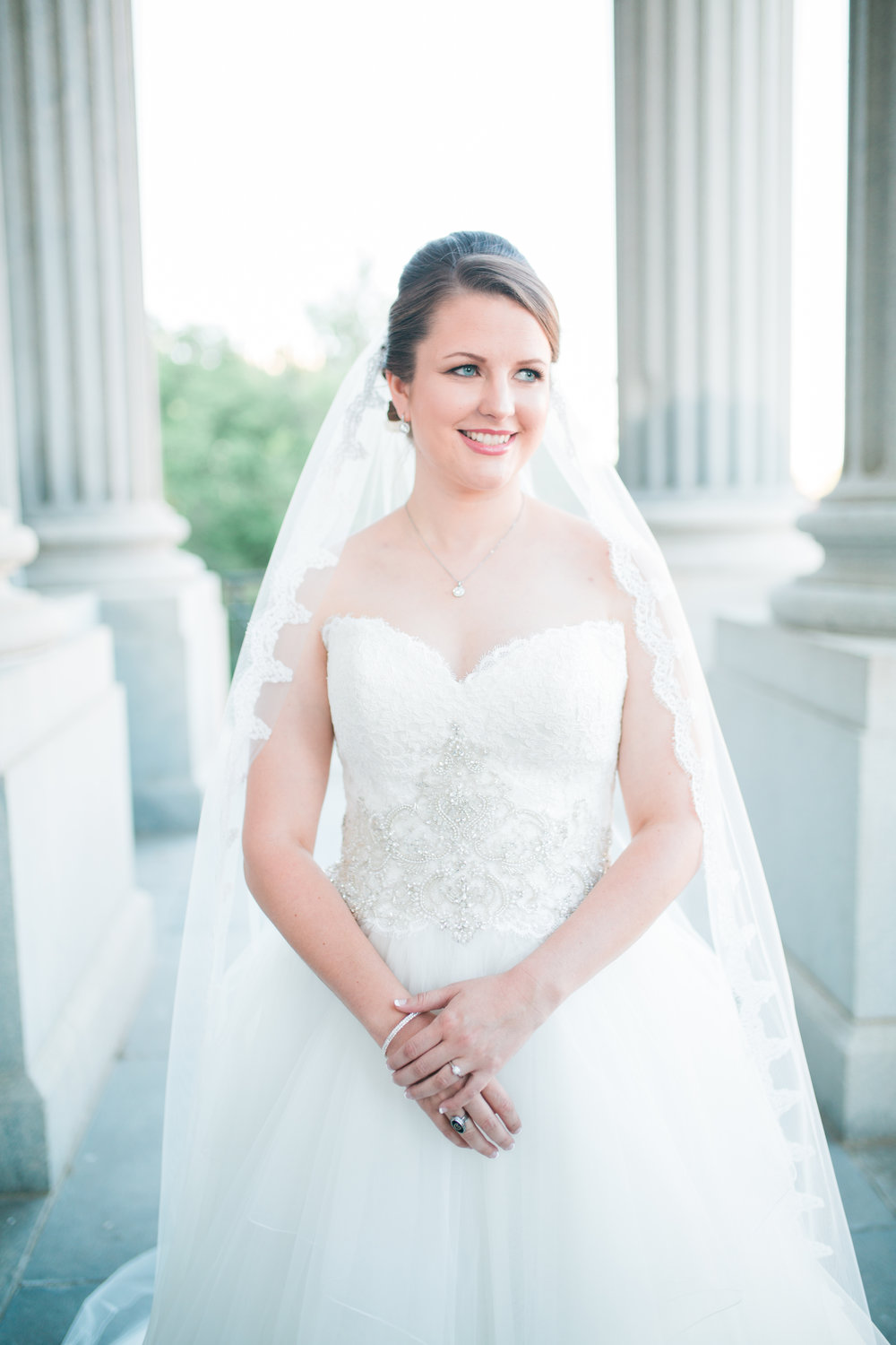 Bridal Photo Shoot at South Carolina Statehouse