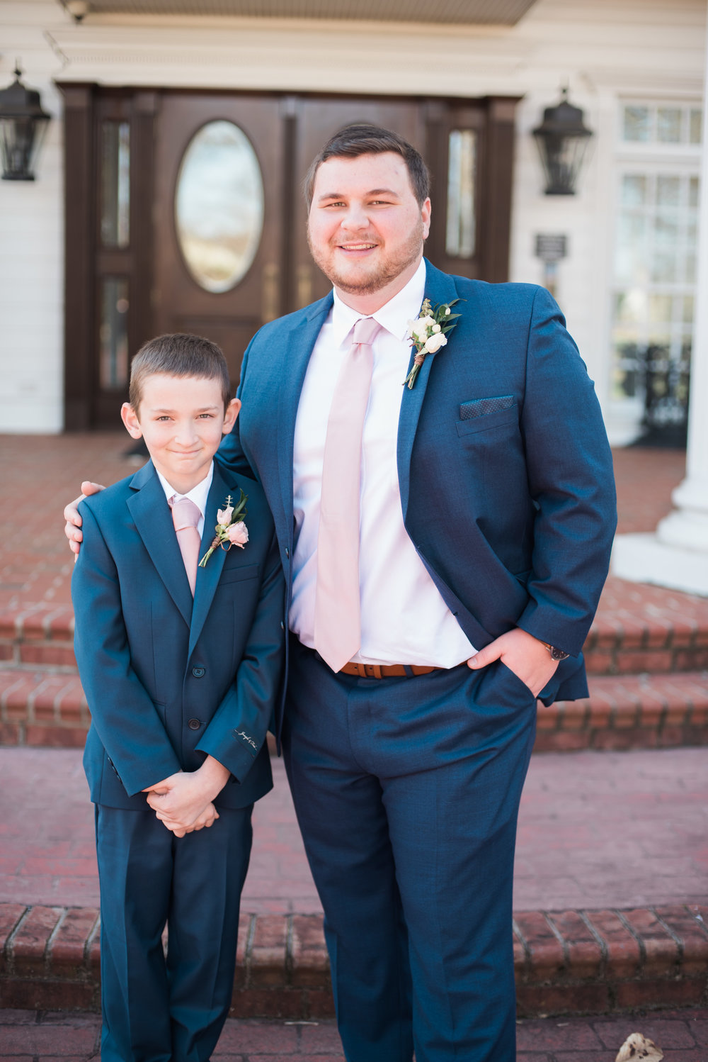 Groom and the little guy