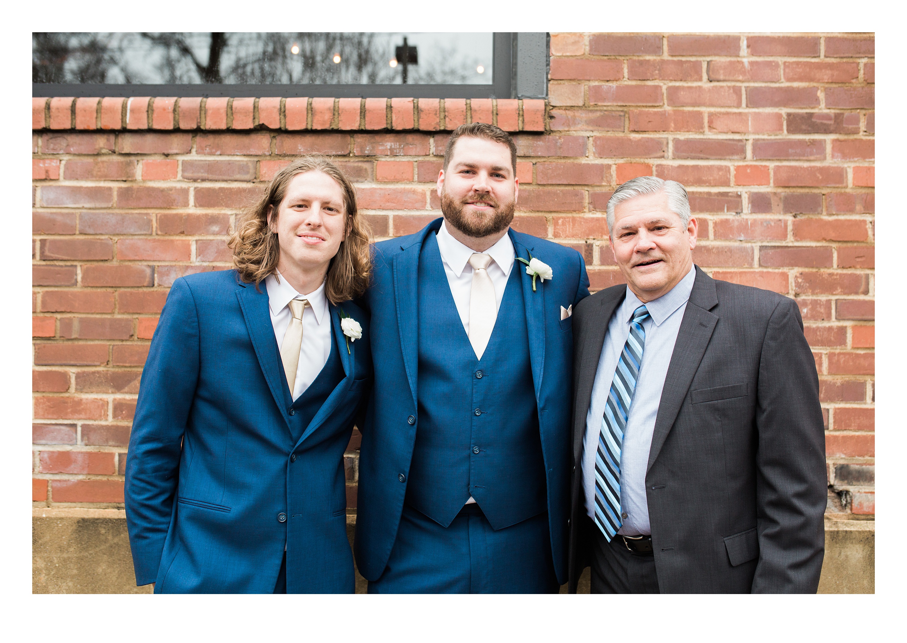 Groom and family