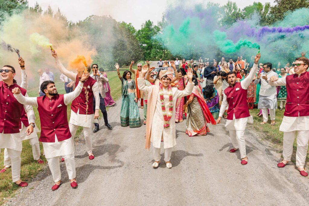 Indian Wedding Walk to the Wedding